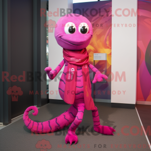 Máscara Magenta Snake com...
