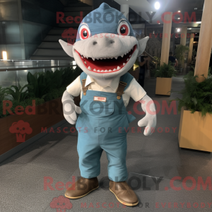 Shark mascot costume...