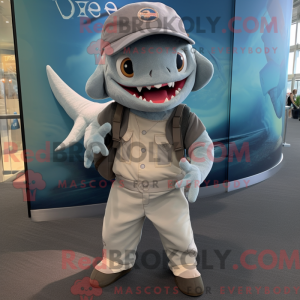 Shark mascot costume...