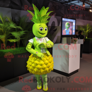 Postava maskota Lime Green...
