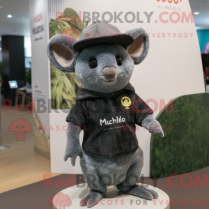 Mascotte de Chinchilla noir...