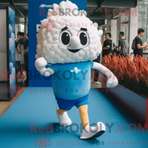 Sky Blue Pop Corn maskot...