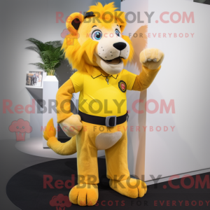 Gul Tamer Lion maskot...