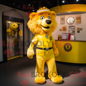 Gul Tamer Lion maskot...