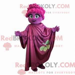 Personaggio mascotte uva...