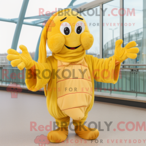 Gold Shrimp Scampi mascot...