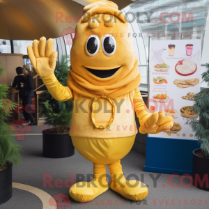 Gold Shrimp Scampi mascot...