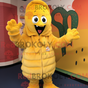 Gold Shrimp Scampi mascot...