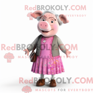 Costume mascotte de truie...
