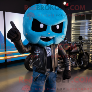 Disfraz de mascota de Cyan...