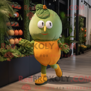Oliven mandarin maskot...