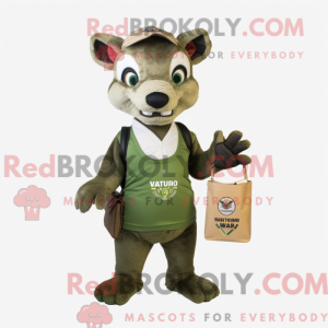 Costume de mascotte Olive...