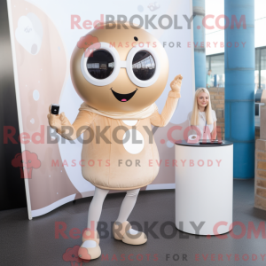 Beige Champagne mascot...