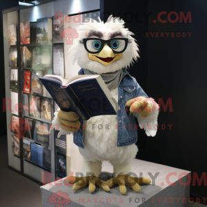 Cream Harpy maskot kostume...