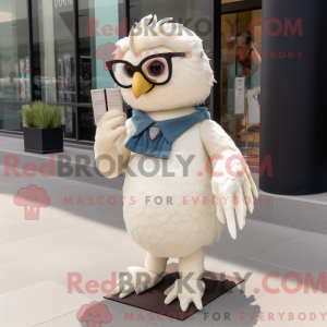 Cream Harpy maskot kostume...