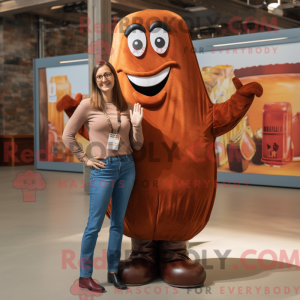 Rust Chocolate Bar mascot...
