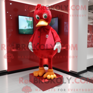 Máscara de Pato Vermelho...