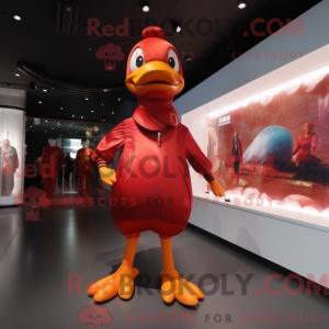 Máscara de Pato Vermelho...