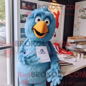Disfraz de mascota Sky Blue...