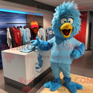 Disfraz de mascota Sky Blue...