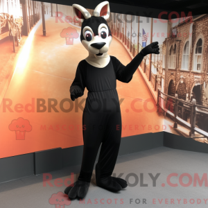 Personaggio mascotte Black...