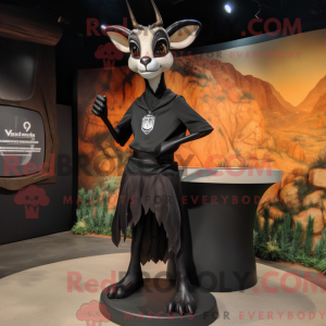 Black Gazelle mascot...