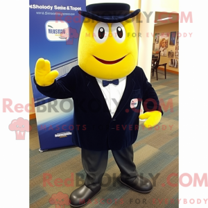 Navy Squash-mascottekostuum...