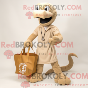 Tan Hydra mascottekostuum...