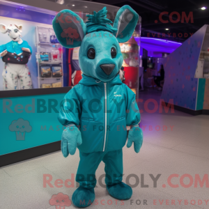 Disfraz de mascota Teal...