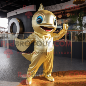 Gull Dolphin maskot drakt...
