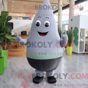 Gray Zucchini mascot...