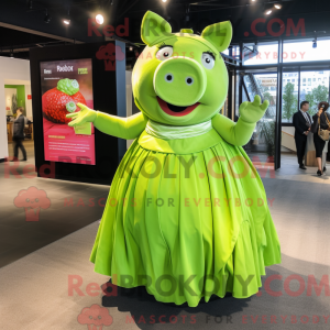 Lime Green Pig...