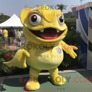 Citrongul Piranha maskot...