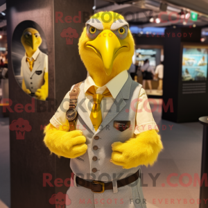 Gul Albatross maskot...