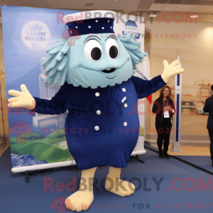 Navy Lasagne maskot kostume...