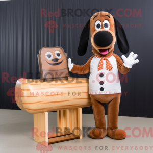 Brun Hot Dogs maskot...