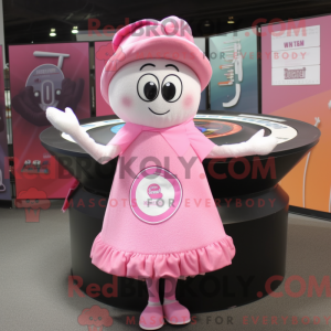 Postava maskota Pink Plate...