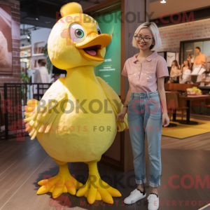 Citrongul Gosling maskot...