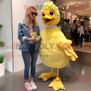 Citrongul Gosling maskot...