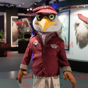 Maskotka Maroon Falcon z...