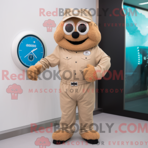 Tan Wrist Watch mascot...