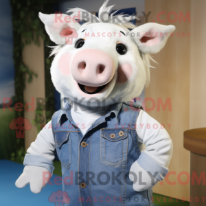 Maskottchenkostüm Weißes...