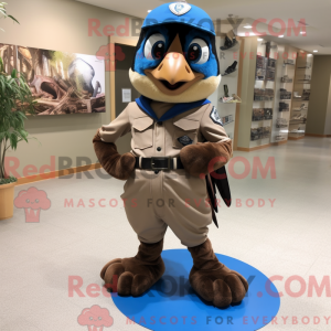 Personaggio mascotte Brown...