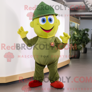Olive Candy mascottekostuum...