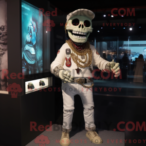 Cream Undead maskot kostyme...
