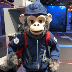 Personaggio mascotte Navy...