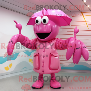 Maskottchenkostüm Pink...