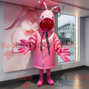 Maskottchenkostüm Pink...