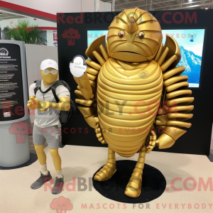 Gold Trilobite mascot...