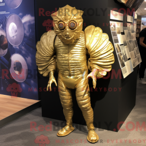 Gold Trilobite mascot...